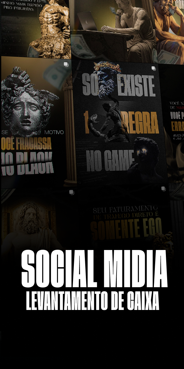 Social midia - LEvantamento de caixa